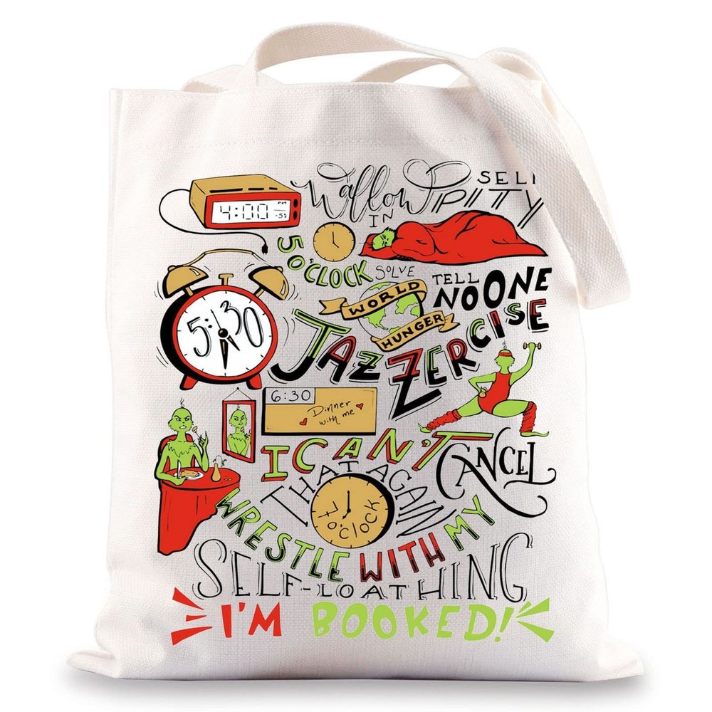 Green Monster Canvas Tote Bag Doctor Cat Fans Gifts The Green Monster O_O